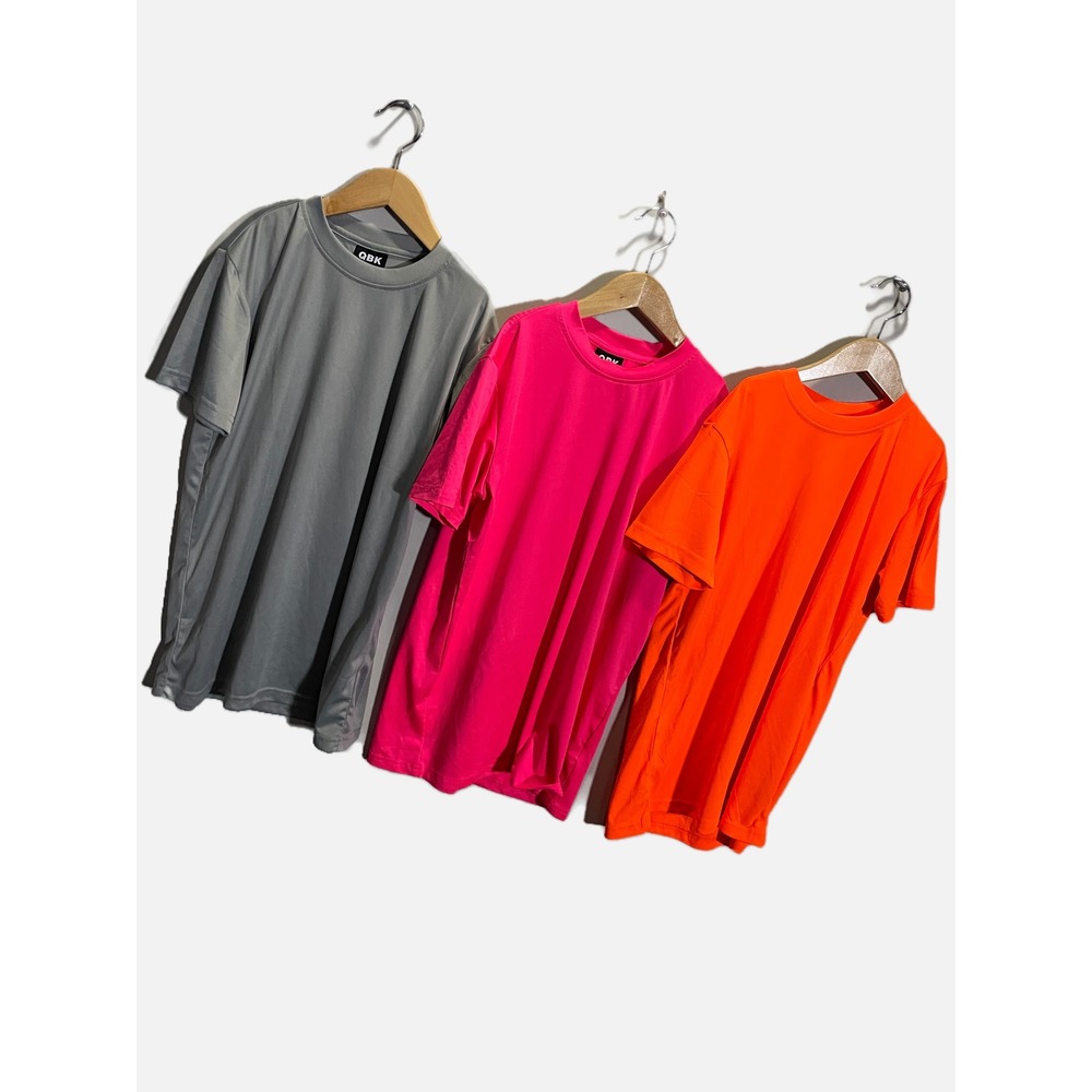 QBK T-Shirt Kids XL 14-16 Multi Color Activewear Performance Sport Lot 5pc